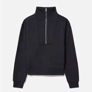 Everlane half zip sweatshirt xs